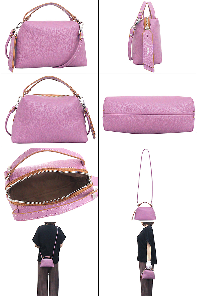 ジャンニ キアリーニ GIANNI CHIARINI バッグ ショルダーバッグ BS 8145 GRN アーガイルパープル ALIFA アリファ S レザー ショルダーバッグ レディース | GIANNI CHIARINI | 01