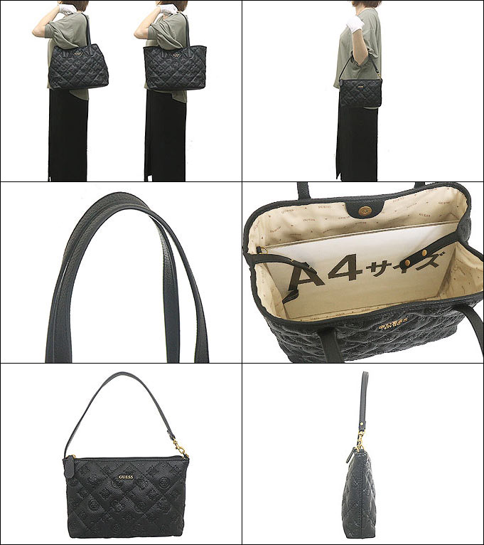 GUESS ゲス バッグ トートバッグ QP699523 ブラック ヴィッキー