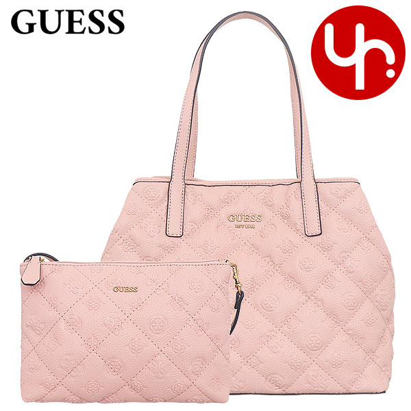 ゲス GUESS バッグ トートバッグ QP699523 ブラッシュ ヴィッキーキルティング トートバッグ (ポーチ付き) レディース