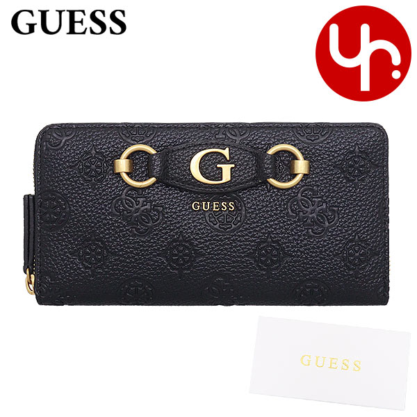 入荷now 安全 ゲス GUESS 財布 ピオニーモノグラム ブラック P9209599 長財布 小物