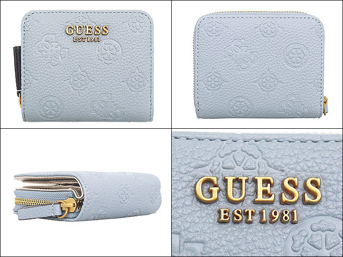 GUESS 二つ折りデニムウォレット - メルカリ
