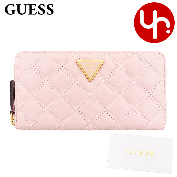 ゲス GUESS 財布 長財布 Q8748599 キルティング ラージ ジップ アラウンド ウォレッ...