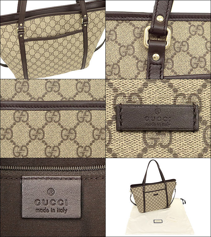 グッチ GUCCI バッグ トートバッグ 388929 KGD6Z ベージュ×ダーク