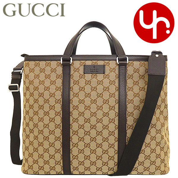 ヴァンパイア GUCCI レザー&GGキャンバス トートバッグ A4サイズ収納