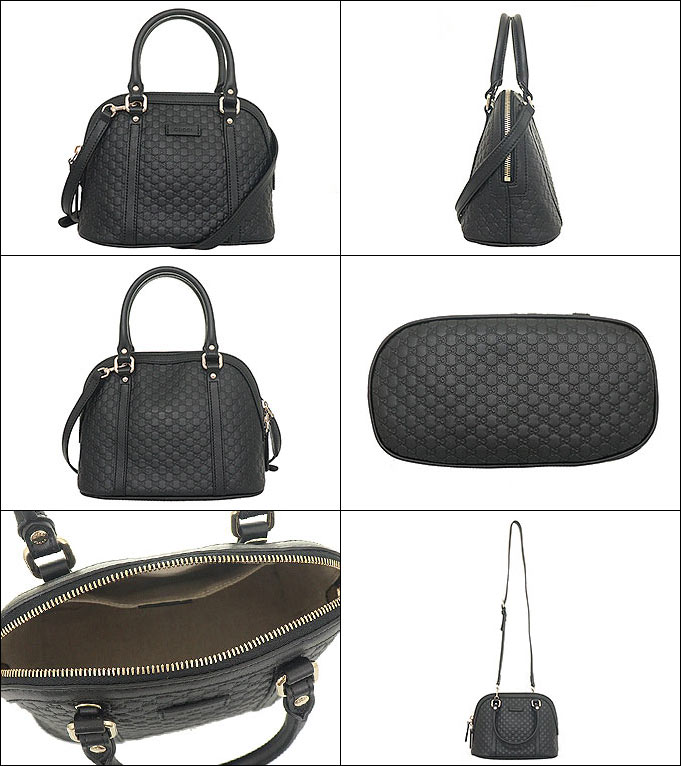 GUCCI グッチ バッグ ハンドバッグ 449654 BMJ1G ブラック マイクロ 