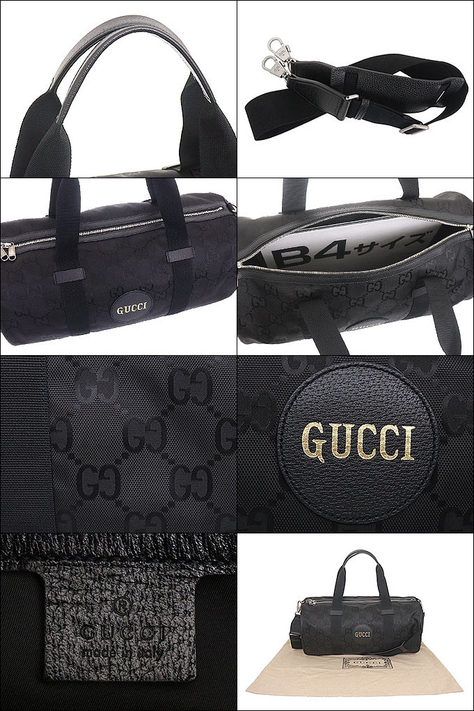 GUCCI グッチ バッグ ボストンバッグ 658632 H9HVN ブラック GG