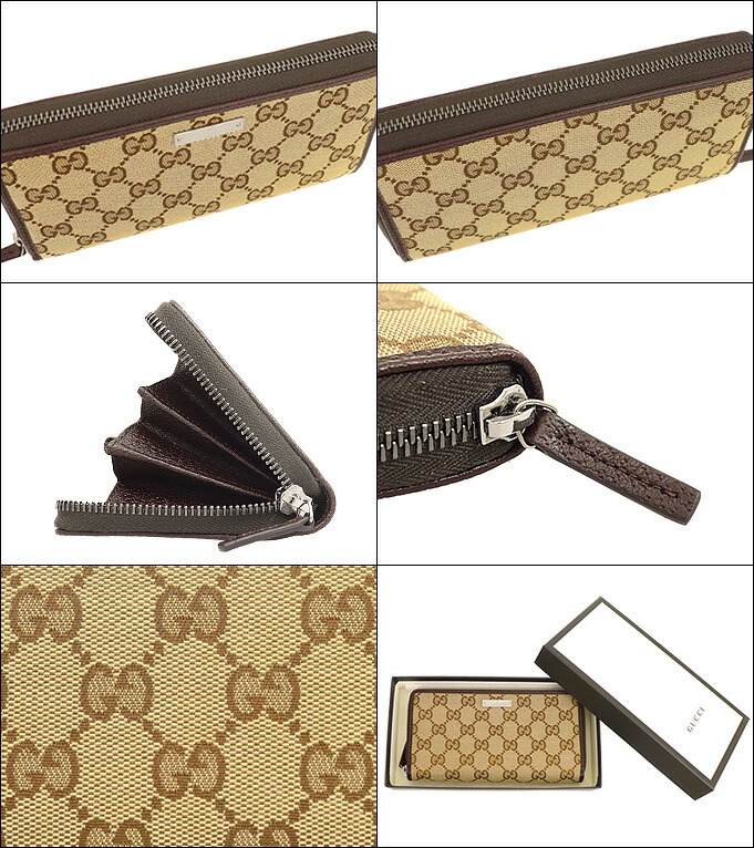 GUCCI ロゴ柄 長財布 ブラウン ベージュ 楽天市場】【未使用品】【財布】GUCCI グッチ GGスプリーム ネオ
