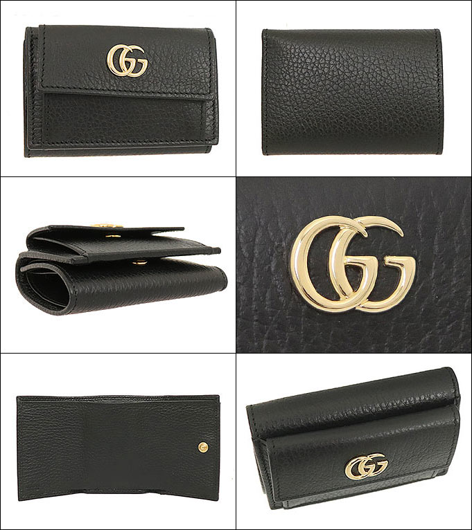 グッチ GUCCI 財布 三つ折り財布 523277 CAO0G ブラック プチ GG マーモント テクスチャード レザー コンパクト  トライフォールド ウォレット レディース : gu-ko201102-3 : インポートコレクションYR - 通販 - Yahoo!ショッピング