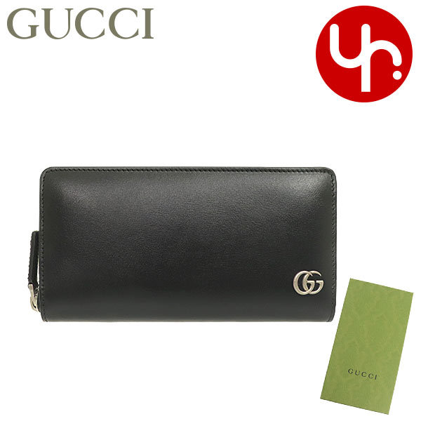 グッチ GUCCI 財布 長財布 428736 0YK0N ブラック GG マーモント スムース レザー ラウンド ジップ ウォレット メンズ  レディース : gu-ko211006-2 : インポートコレクションYR - 通販 - Yahoo!ショッピング