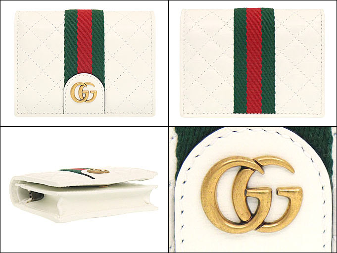 GUCCI グッチ 財布 二つ折り財布 536453 0YKBT オフホワイト