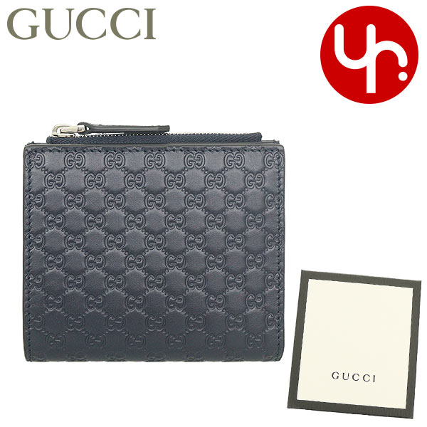 GUCCI マイクログッチシマ折りたたみ財布ウォレット