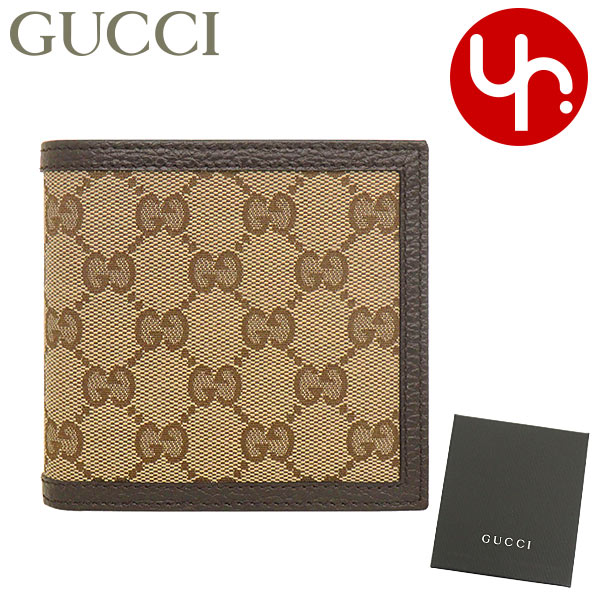 GUCCI グッチ 財布 二つ折り財布 150413 KY9LN ベージュ×ダーク  