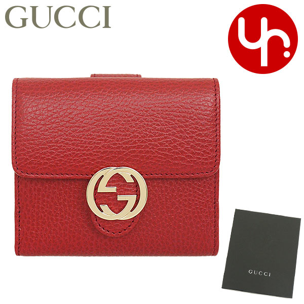 グッチ GUCCI 財布 二つ折り財布 615525 CAO0G ロッソ ダラー カーフ レザー インターロッキング GG Wホック ウォレット  アウトレット レディース : gu-ko230426-33 : インポートコレクションYR - 通販 - Yahoo!ショッピング