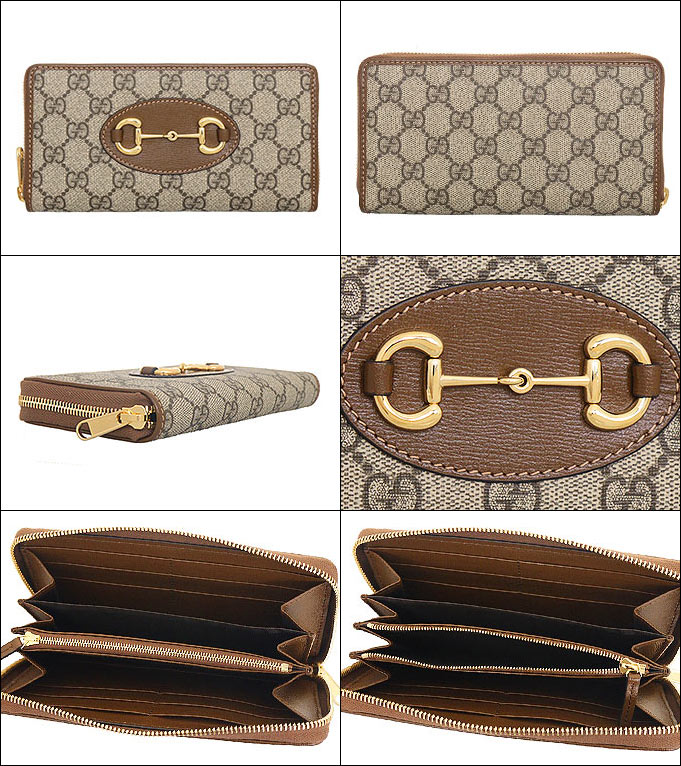 GUCCI グッチ 財布 長財布 621889 92TCG ベージュエボニー