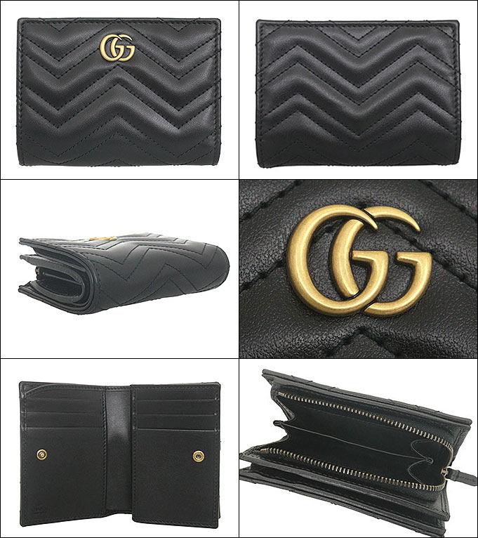 GUCCI　グッチ財布 グッチ GUCCI GGマーモント コンパクトウォレット 523277