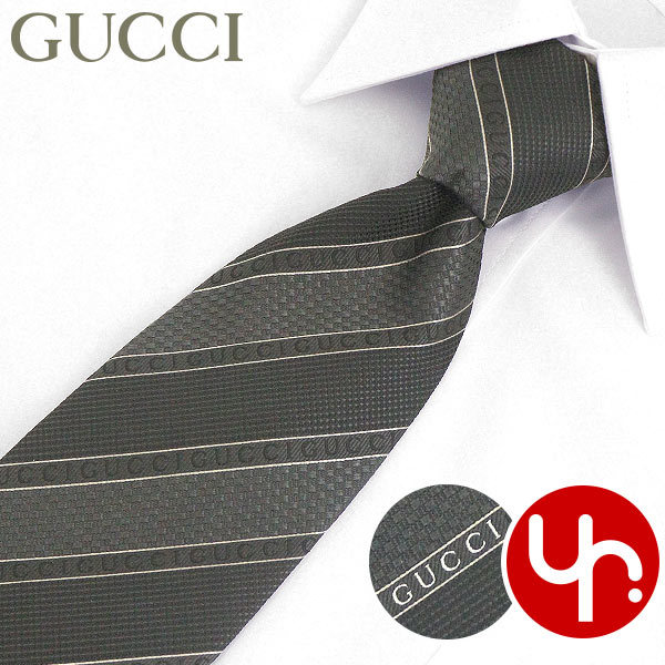 グッチ GUCCI アパレル ネクタイ 499694 4B002 ブラック ALISE