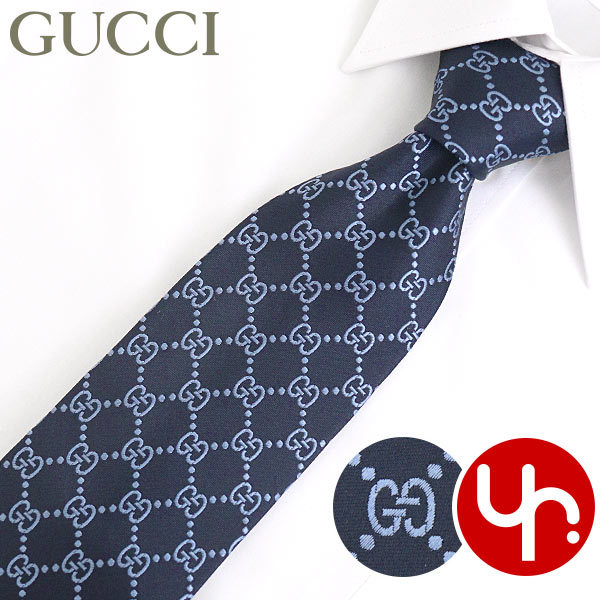 グッチ GUCCI アパレル ネクタイ 499695 4B002 ARGOS GG パターン シルク...