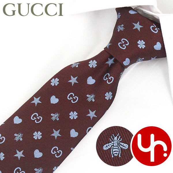 グッチ GUCCI アパレル ネクタイ 545834 4E017 FORTUNE ビー スター