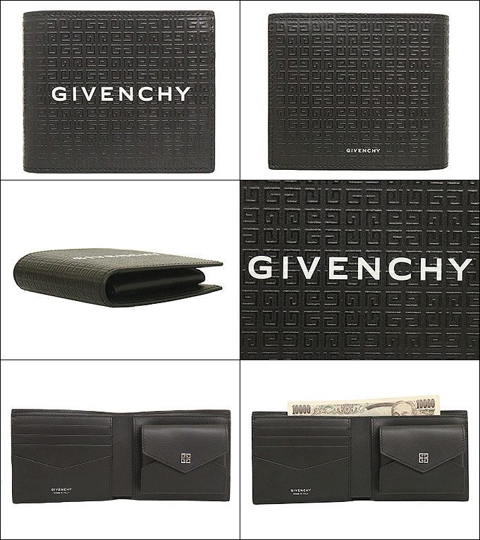 ジバンシィ GIVENCHY 財布 二つ折り財布 BK6090K1LQ ブラック