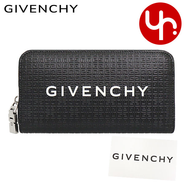 GIVENCHY ジバンシィ 財布 長財布 BK6097K1LQ ブラック エンボスド 4G  