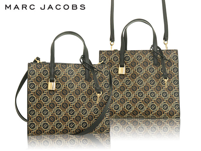 マークジェイコブス Marc Jacobs バッグ ショルダーバッグ H003M12FA22 ブラックマルチ ザ グラインド シグネット PVC トートバッグ アウトレット レディース｜import-collection-yr｜04