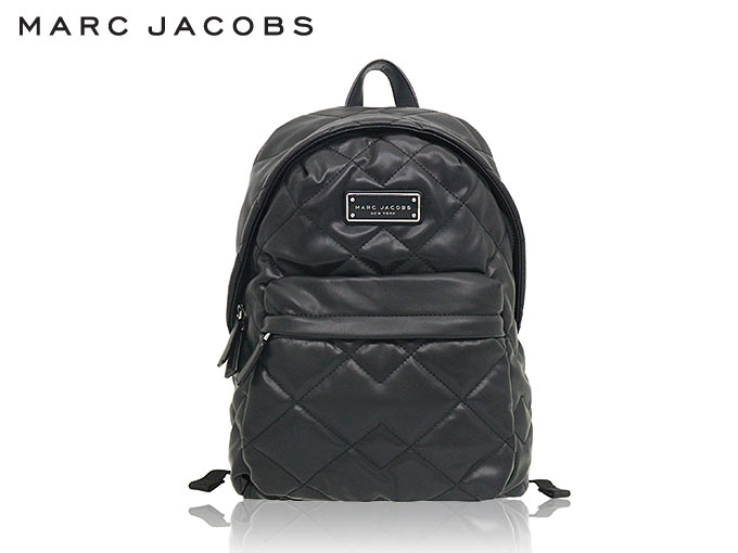 マークジェイコブス Marc Jacobs バッグ リュック H306M01RE21 ブラック キルテッド モト エコ レザー バックパック  アウトレット レディース