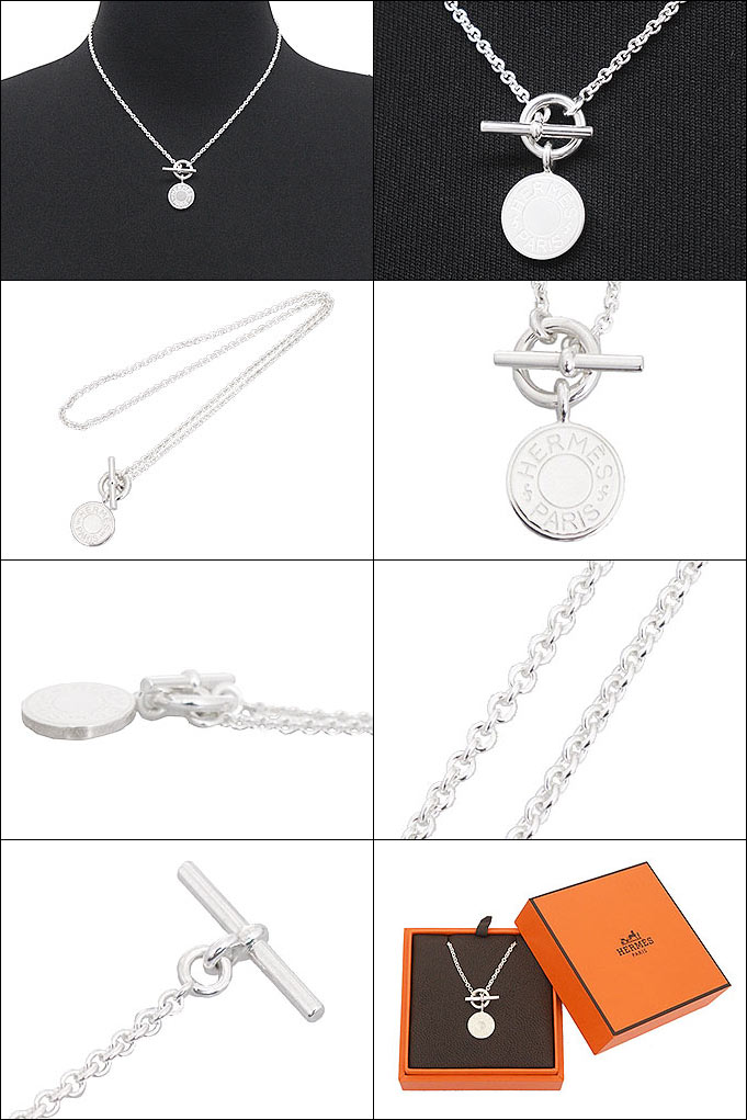 HERMES エルメス アクセサリー ネックレス H104143B シルバー
