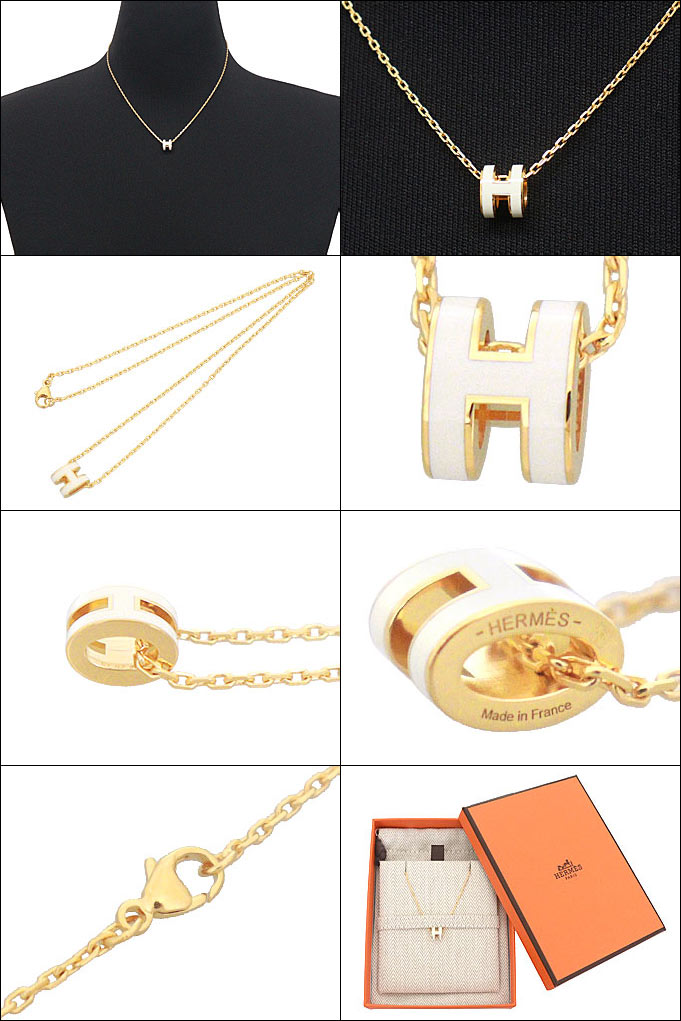 HERMES エルメス アクセサリー ネックレス H147992F ブラン ミニ