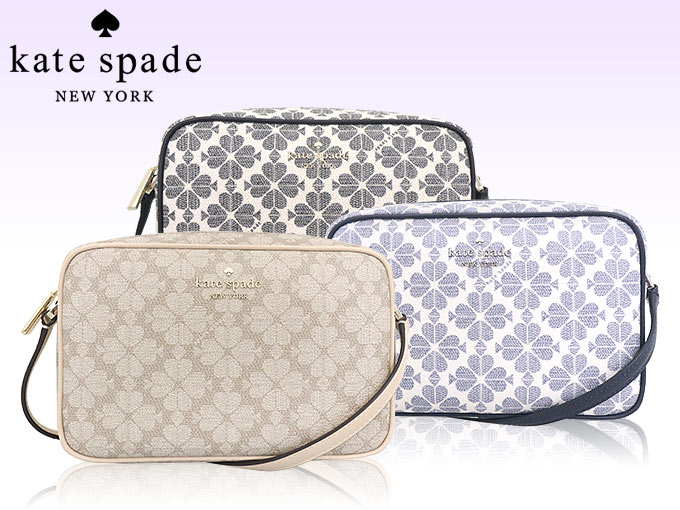 ケイトスペード kate spade バッグ ショルダーバッグ KG489 ブラックマルチ スペード フラワー PVC キャンバス ミニ カメラ  バッグ アウトレット レディース