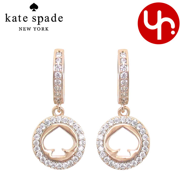 Yahoo! Yahoo!ショッピング(ヤフー ショッピング)ケイトスペード kate spade アクセサリー ピアス K9175 クリア×ローズゴールド スポット ザ スペード キュービックジルコニア ピアス アウトレット レディース