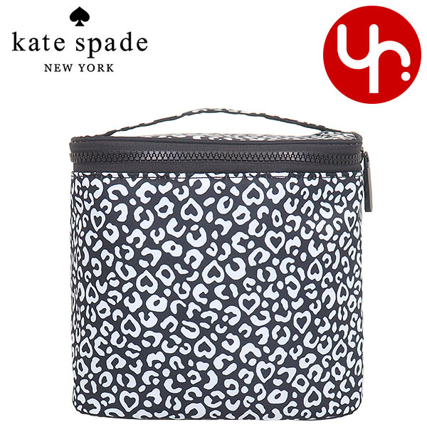 Yahoo! Yahoo!ショッピング(ヤフー ショッピング)ケイトスペード kate spade バッグ ポーチ 247438 ブラックマルチ レオパード ハート ランチ バッグ アウトレット レディース