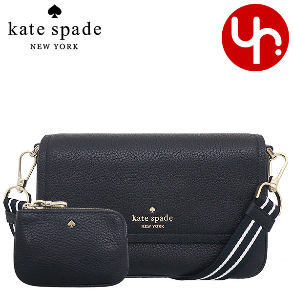 ケイトスペード kate spade バッグ ショルダーバッグ KA646 ブラックマルチ ロージー ペブルド スモール フラップ （ポーチ付き）  アウトレット レディース