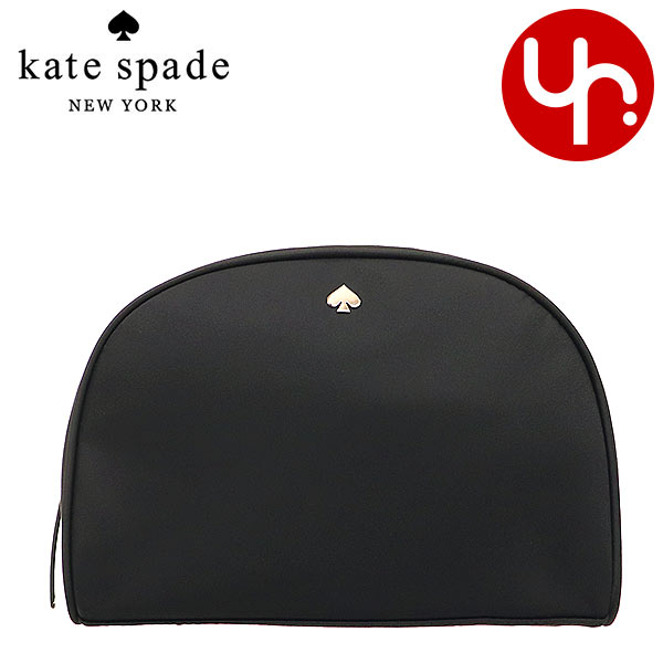 Yahoo! Yahoo!ショッピング(ヤフー ショッピング)ケイトスペード kate spade 小物 ポーチ WLRU5948 ブラック ジェイ ナイロン ミディアム ドーム コスメティック ポーチ アウトレット レディース