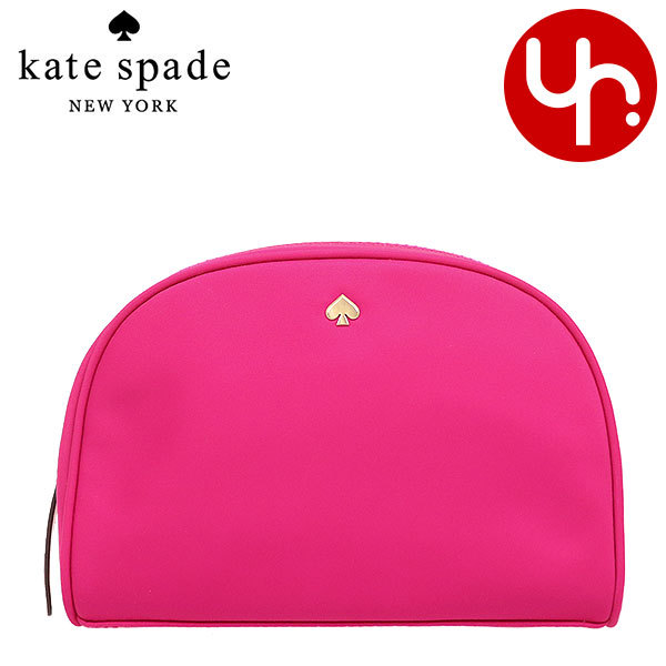 Yahoo! Yahoo!ショッピング(ヤフー ショッピング)ケイトスペード kate spade 小物 ポーチ WLRU5948 ブライトマジェンタ ジェイ ナイロン ミディアム ドーム コスメティック ポーチ アウトレット レディース