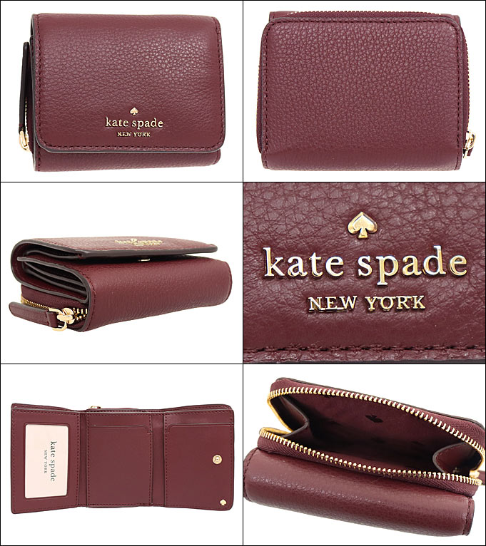 ケイトスペード kate spade 財布 三つ折り財布 WLRU6328 チェリー