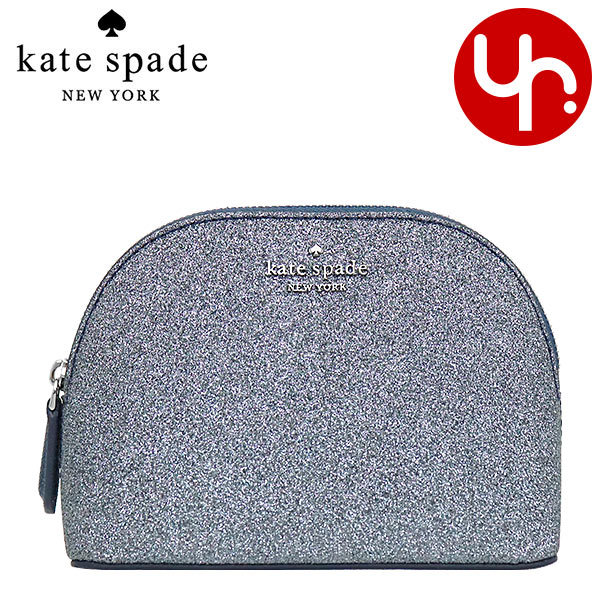 Yahoo! Yahoo!ショッピング(ヤフー ショッピング)ケイトスペード kate spade 小物 ポーチ WLR00217 ダスクネイビー ローラ グリッター スモール ドーム コスメティック ポーチ アウトレット レディース