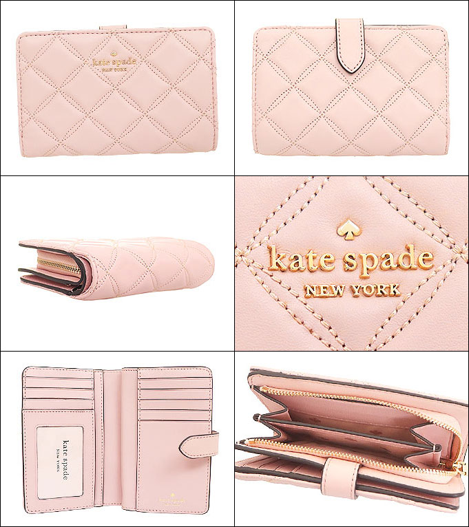 ケイトスペード kate spade 財布 二つ折り財布 WLRU6344 ローズ