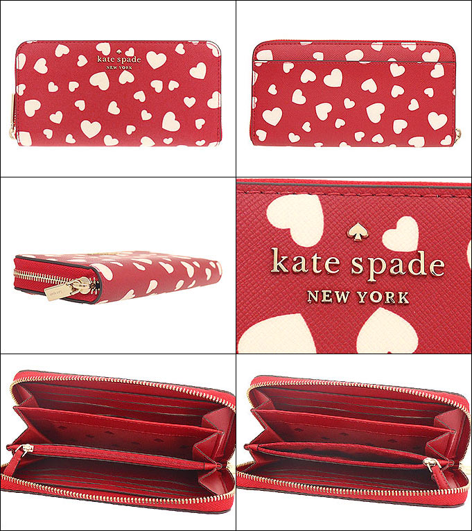 kate spade NEW YORK ケイトスペード 財布 長財布 K5109 レッドマルチ  