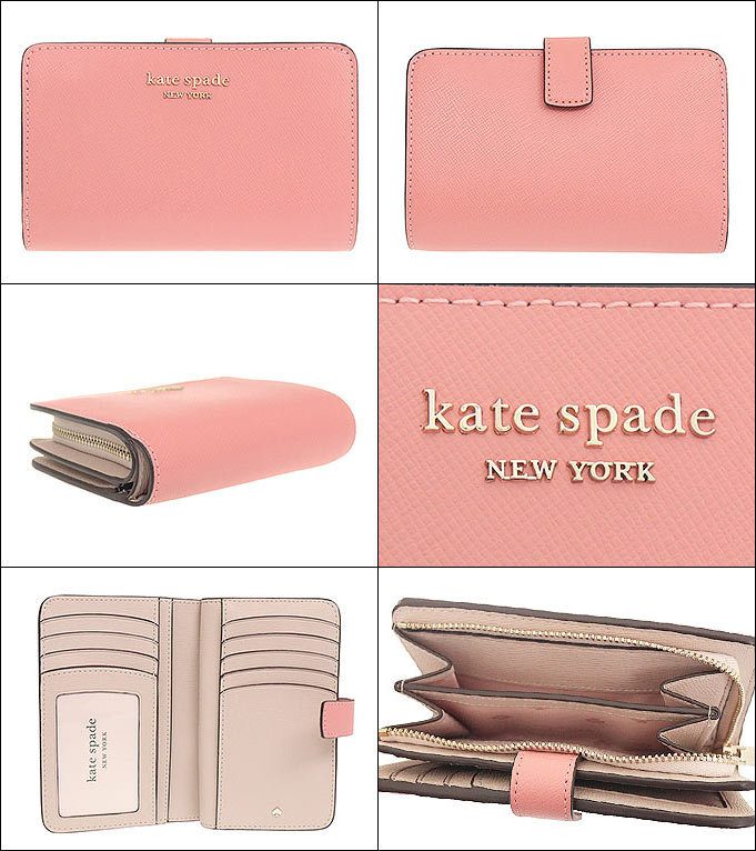 ケイトスペード kate spade 財布 二つ折り財布 PWR00279 シリーンピンク スペンサー サフィアーノ レザー コンパクト ウォレット  レディース : kt-ko220422-4 : インポートコレクションYR - 通販 - Yahoo!ショッピング