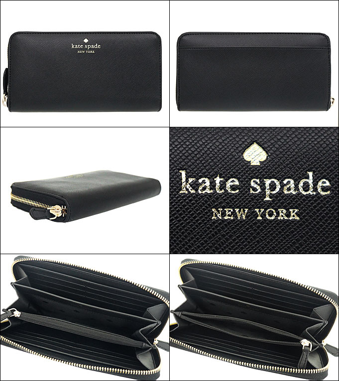 ケイトスペード kate spade 財布 長財布 K7180 ブラック マーリー