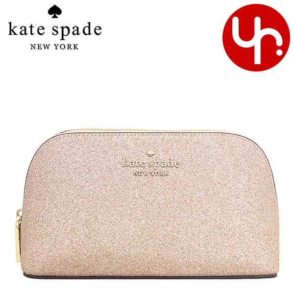 Yahoo! Yahoo!ショッピング(ヤフー ショッピング)ケイトスペード kate spade 小物 ポーチ K9263 ローズゴールド ティンセル グリッター ファブリック スモール コスメティック ケース アウトレット レディース