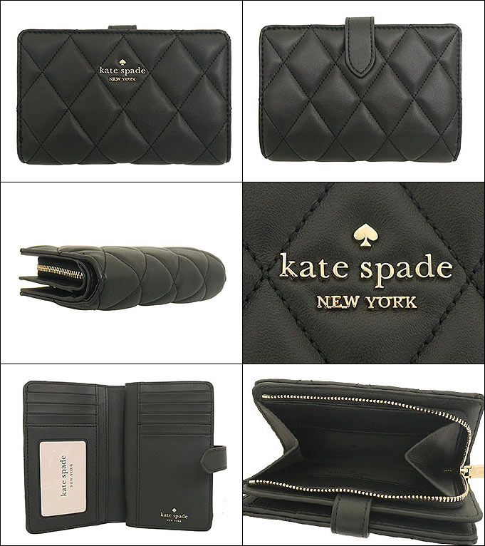 ケイトスペード kate spade 財布 二つ折り財布 KA591 ブラック 