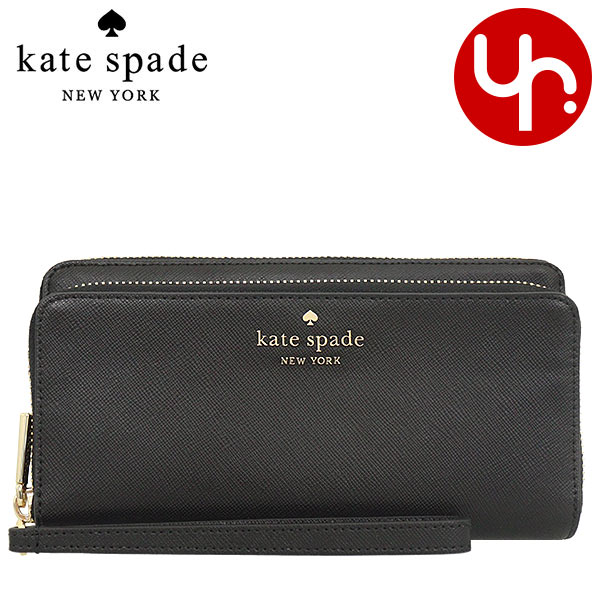 【アメリカ購入】Kate spadeジップアラウンドWLR00631 長財布　黒 アメリカ購入】Kate spadeジップアラウンドWLR00631 長財布 黒