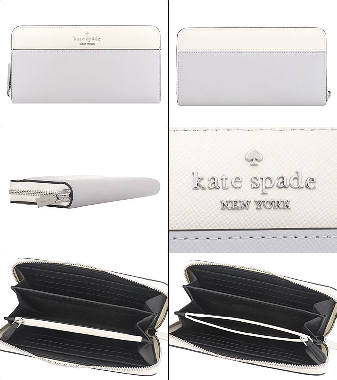 【初売りポイント7％】ケイトスペード kate spade 財布 長財布 KC509 プラチナグレーマルチ マディソン カラーブロック サフィアーノ  アウトレット レディース