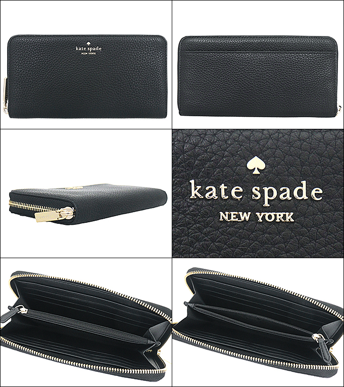 c*0様 【値下げ　新品未使用品】kate spade 長財布 ネイビー kate spade ケイトスペード サイフ・小物 ラウンド 長財布