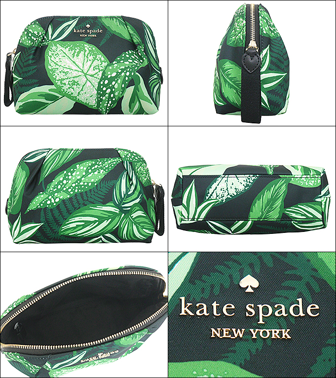 国内即送 kate spade チェルシー シダの葉 コスメポーチ KH748 kate spade NEW YORK ケイトスペード 小物 ポーチ KH748