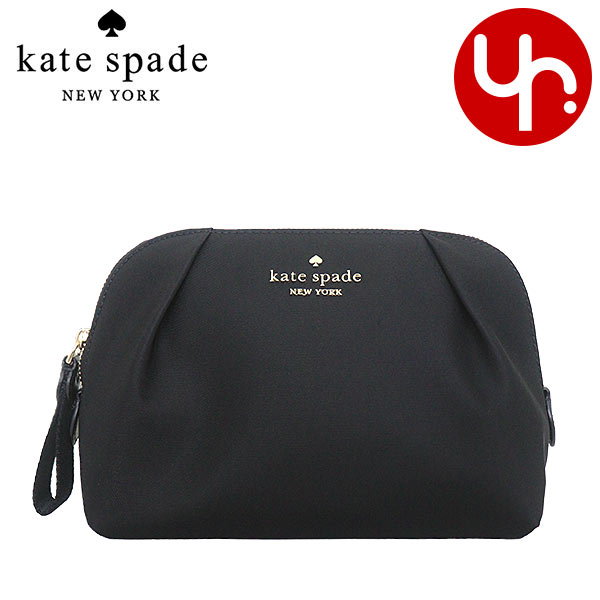 Yahoo! Yahoo!ショッピング(ヤフー ショッピング)【未】ケイトスペード kate spade 小物 ポーチ KH612 ブラック チェルシー リサイクルナイロン コスメティック アウトレット レディース