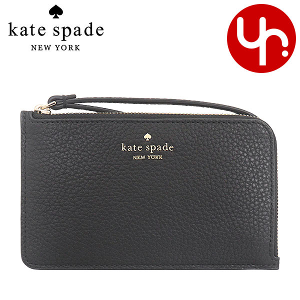 Yahoo! Yahoo!ショッピング(ヤフー ショッピング)【48時間限定ポイント5％】ケイトスペード kate spade 小物 ポーチ KM461 ブラック ルーシー ぺブルド レザー スモール L ジ アウトレット レディース