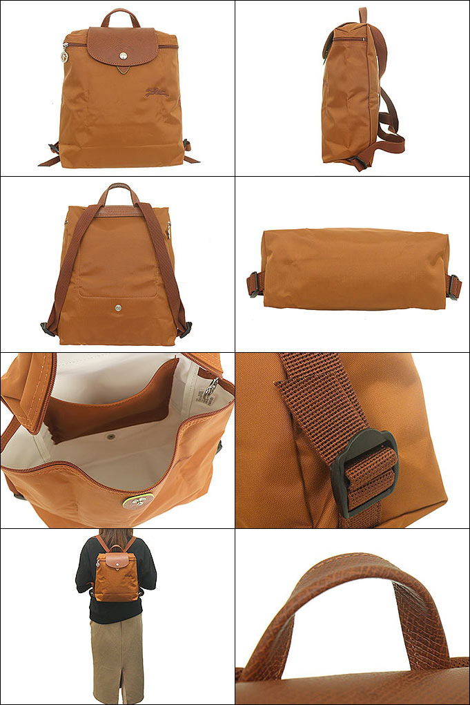 LONGCHAMP ロンシャン バッグ リュック L1699 919 コニャック ル プリ  