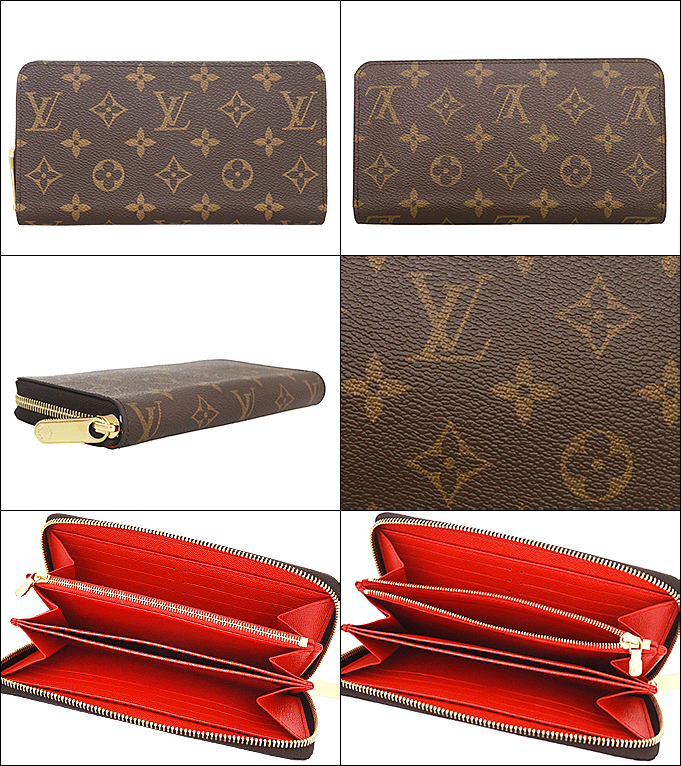 ルイ・ヴィトン LOUIS VUITTON 財布 長財布 M41896 コクリコ モノグラム キャンバス ジッピー ラウンド ファスナー ウォレット レディース | LOUIS VUITTON | 01